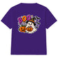 Spooky ghost candy print graphic Halloween Kids T-Shirt