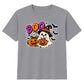 Spooky ghost candy print graphic Halloween Kids T-Shirt