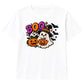 Spooky ghost candy print graphic Halloween Kids T-Shirt