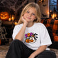 Spooky ghost candy print graphic Halloween Kids T-Shirt