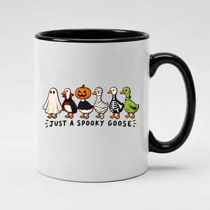 Spooky goose costume ducks funny quote graphic Halloween Mug