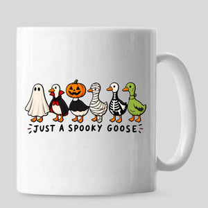 Spooky goose costume ducks funny quote graphic Halloween Mug