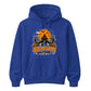 Spooky haunted house night graphic print Halloween hoodie