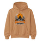 Spooky haunted house night graphic print Halloween hoodie