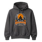 Spooky haunted house night graphic print Halloween hoodie