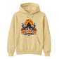 Spooky haunted house night graphic print Halloween hoodie