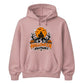 Spooky haunted house night graphic print Halloween hoodie