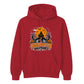 Spooky haunted house night graphic print Halloween hoodie