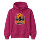Spooky haunted house night graphic print Halloween hoodie
