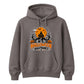 Spooky haunted house night graphic print Halloween hoodie