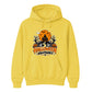 Spooky haunted house night graphic print Halloween hoodie
