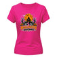 Spooky haunted house night scene Halloween Ladies t-shirt