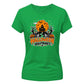 Spooky haunted house night scene Halloween Ladies t-shirt