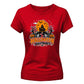 Spooky haunted house night scene Halloween Ladies t-shirt