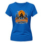 Spooky haunted house night scene Halloween Ladies t-shirt