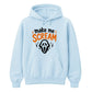 Spooky horror movie mask quote graphic Halloween hoodie