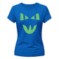 Spooky mischievous cat face Glow in the Dark Ladies T-Shirt