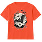 Spooky night sky bat moon graphic Halloween Kids T-Shirt