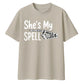Spooky pointing skeleton hand Halloween Oversized T-Shirt