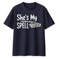 Spooky pointing skeleton hand Halloween Oversized T-Shirt