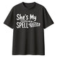 Spooky pointing skeleton hand Halloween Oversized T-Shirt