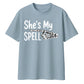 Spooky pointing skeleton hand Halloween Oversized T-Shirt
