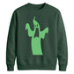 Spooky screaming ghost Glow in the Dark Unisex Sweatshirt