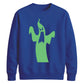 Spooky screaming ghost Glow in the Dark Unisex Sweatshirt