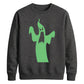 Spooky screaming ghost Glow in the Dark Unisex Sweatshirt