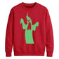 Spooky screaming ghost Glow in the Dark Unisex Sweatshirt