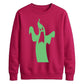 Spooky screaming ghost Glow in the Dark Unisex Sweatshirt