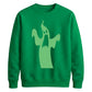 Spooky screaming ghost Glow in the Dark Unisex Sweatshirt