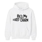 Spooky skeleton hand couple charm Halloween Unisex Hoodie