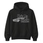 Spooky skeleton hand couple charm Halloween Unisex Hoodie