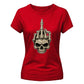 Spooky skeleton hand graphic style Halloween ladies t-shirt