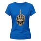 Spooky skeleton hand graphic style Halloween ladies t-shirt