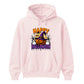 Spooky smiling pumpkin witch hat graphic Halloween hoodie