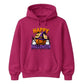 Spooky smiling pumpkin witch hat graphic Halloween hoodie