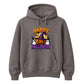 Spooky smiling pumpkin witch hat graphic Halloween hoodie