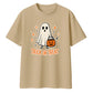 Spooky trick or treat ghost Halloween Oversized T-Shirt