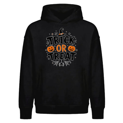 Spooky trick or treat pumpkin Halloween Oversized Hoodie