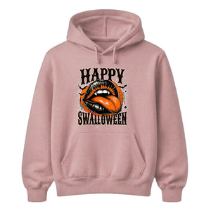 Spooky vampire fangs lips swalloween Halloween Unisex Hoodie