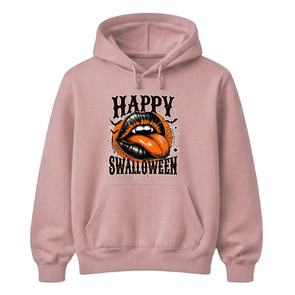 Spooky vampire fangs lips swalloween Halloween Unisex Hoodie