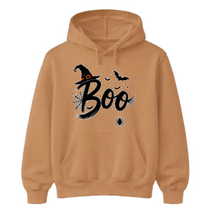 Spooky witch hat and spider web Halloween Unisex Hoodie