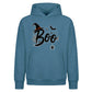 Spooky witch hat Boo graphics Halloween Oversized Hoodie