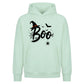 Spooky witch hat Boo graphics Halloween Oversized Hoodie