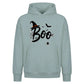 Spooky witch hat Boo graphics Halloween Oversized Hoodie