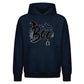 Spooky witch hat Boo graphics Halloween Oversized Hoodie