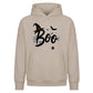 Spooky witch hat Boo graphics Halloween Oversized Hoodie