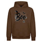 Spooky witch hat Boo graphics Halloween Oversized Hoodie